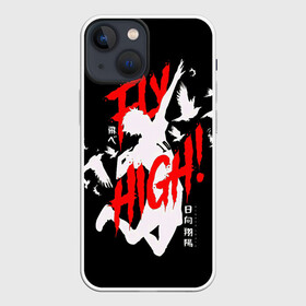 Чехол для iPhone 13 mini с принтом Haikyuu Haikyu Haikuu в Петрозаводске,  |  | anime | fly high | haiku | haikuu | haikyu | haikyuu | hinata | karasuno | manga | shoe | аниме | волейбол | кагеяма | карасуно | манга | сее | хайку | хината