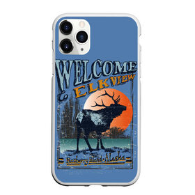 Чехол для iPhone 11 Pro Max матовый с принтом Аляска в Петрозаводске, Силикон |  | Тематика изображения на принте: аляска | дикая природа | дикие животные. | звери | олени | природа | рога