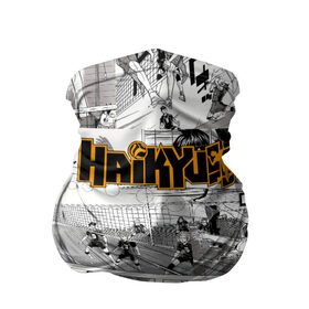 Бандана-труба 3D с принтом Haikyu в Петрозаводске, 100% полиэстер, ткань с особыми свойствами — Activecool | плотность 150‒180 г/м2; хорошо тянется, но сохраняет форму | haikyu | аниме | волейбол | манга | спортивная | фурудатэ | харуити