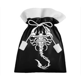 Подарочный 3D мешок с принтом Скорпион в Петрозаводске, 100% полиэстер | Размер: 29*39 см | знак зодиака | природа. | ракообразные | скорпион | ядовитые существа