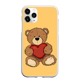 Чехол для iPhone 11 Pro матовый с принтом Мишка Тедди в Петрозаводске, Силикон |  | Тематика изображения на принте: игрушка | игрушки | медведь | миша | мишкатедди | мягкаяигрушка | тедди