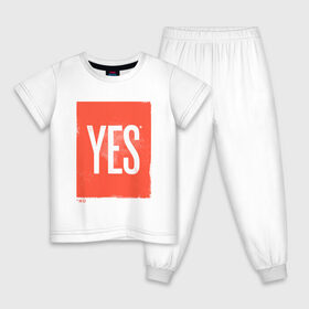Детская пижама хлопок с принтом Yes-No в Петрозаводске, 100% хлопок |  брюки и футболка прямого кроя, без карманов, на брюках мягкая резинка на поясе и по низу штанин
 | no | yes | да | надпись | нет | со звездочкой
