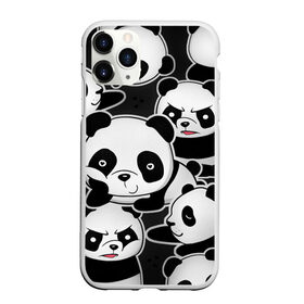 Чехол для iPhone 11 Pro матовый с принтом Смешные панды в Петрозаводске, Силикон |  | животные | медведи | мишки | мультяшки | смешные панды
