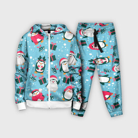 Детский костюм 3D с принтом Новогодние Пингвины в Петрозаводске,  |  | 2021 | белка | гирлянда | год быка | дед мороз | детская | дочка | елка | енот | кот | котик | лиса | маска | милая | неон | новогодняя | новый год | олень | паттерн | пингвин | подарок | праздник | радуга