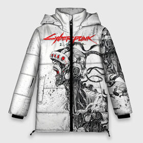 Женская зимняя куртка 3D с принтом CYBERPUNK 2077 в Петрозаводске, верх — 100% полиэстер; подкладка — 100% полиэстер; утеплитель — 100% полиэстер | длина ниже бедра, силуэт Оверсайз. Есть воротник-стойка, отстегивающийся капюшон и ветрозащитная планка. 

Боковые карманы с листочкой на кнопках и внутренний карман на молнии | cd project red | cyberpunk 2077 | keanu reeves | samurai | киану ривз | киберпанк 2077 | самураи