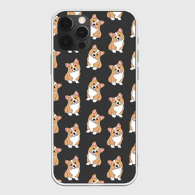 Чехол для iPhone 12 Pro Max с принтом Корги малыши в Петрозаводске, Силикон |  | baby | corgi | dog | kawaii | pattern | вельш корги | девочкам | детям | животные | каваи | корги | лапки | малыш | мальчикам | много собак | мордочка | мультяшный | персик | пес | песик | питомец | подарок | пушистый