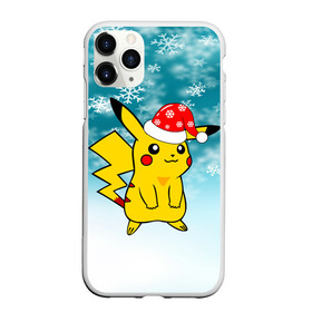 Чехол для iPhone 11 Pro Max матовый с принтом New Year Pika в Петрозаводске, Силикон |  | 2021 | anime | christmas | new year | pika | pokemon | santa | trrdpikapika | аниме | бык | дед мороз | зима | новый год | орнамент | паттерн | пикачу | покемон | рождество | санта | снежинки | телец | узоры