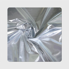 Магнит виниловый Квадрат с принтом Фольга в Петрозаводске, полимерный материал с магнитным слоем | размер 9*9 см, закругленные углы | Тематика изображения на принте: fashion | foil | texture | vanguard | авангард | мода | текстура | фольга