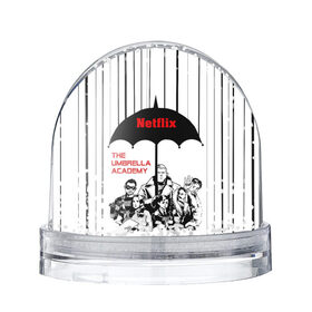 Снежный шар с принтом The Umbrella Academy Season 3 в Петрозаводске, Пластик | Изображение внутри шара печатается на глянцевой фотобумаге с двух сторон | netflix | rain | superheroes | the umbrella academy | tv series | umbrella | академия амбрелла | дождь | зонтик | нетфликс | сериал | супергерои