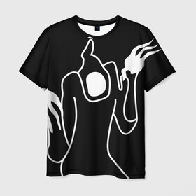 Мужская футболка 3D с принтом Haunted Family в Петрозаводске, 100% полиэфир | прямой крой, круглый вырез горловины, длина до линии бедер | Тематика изображения на принте: haunted family | kizaru | rap | кизару | рэп | хип хоп