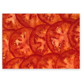 Поздравительная открытка с принтом Помидорки в Петрозаводске, 100% бумага | плотность бумаги 280 г/м2, матовая, на обратной стороне линовка и место для марки
 | Тематика изображения на принте: арт | еда | лето | овощ | овощи | помидор | помидорки | помидоры | рисунок | томат | томаты