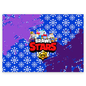 Поздравительная открытка с принтом BRAWL STARS LOU. в Петрозаводске, 100% бумага | плотность бумаги 280 г/м2, матовая, на обратной стороне линовка и место для марки
 | Тематика изображения на принте: 8 bit | amber | brawl stars | crow | gale | leon | lou | max | mecha | mecha crow | mr.p | sally leon | shark | shelly | tara | virus 8 bit | werewolf leon | акула | амбер | берли | бравл старс | ворон | лу | макс | оборотень