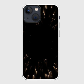 Чехол для iPhone 13 mini с принтом Частицы в Петрозаводске,  |  | particles | sparks | искры | лучи | частицы