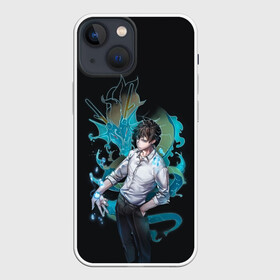 Чехол для iPhone 13 mini с принтом Дэви Хан в Петрозаводске,  |  | anime | mad cow dae wi | mi ra yu | mira yu | mo ri jin | mori jin | the god of high school | аниме | бог старшей школы | боевые искусства | дэви хан | мира ю | мори джин | фантастика | фэнтези | экшен