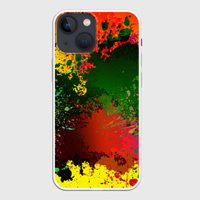 Чехол для iPhone 13 mini с принтом Взрыв красок в Петрозаводске,  |  | paint | буйство красок | взрыв красок | кляксы | краски