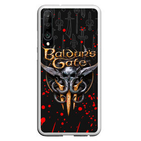 Чехол для Honor P30 с принтом BALDURS GATE в Петрозаводске, Силикон | Область печати: задняя сторона чехла, без боковых панелей | baldur gates | baldur gates 3 | baldur s gate | baldur s gate 3 | game | игра.