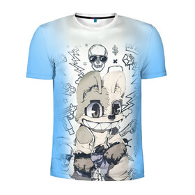 Мужская футболка 3D спортивная с принтом Глейпнир в Петрозаводске, 100% полиэстер с улучшенными характеристиками | приталенный силуэт, круглая горловина, широкие плечи, сужается к линии бедра | Тематика изображения на принте: gleipnir | аниме | глейпнир | манага
