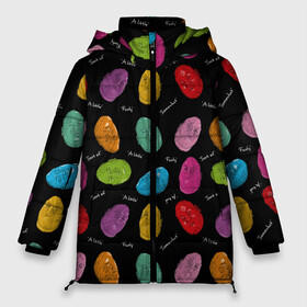 Женская зимняя куртка Oversize с принтом Хьюэлл Бабино в Петрозаводске, верх — 100% полиэстер; подкладка — 100% полиэстер; утеплитель — 100% полиэстер | длина ниже бедра, силуэт Оверсайз. Есть воротник-стойка, отстегивающийся капюшон и ветрозащитная планка. 

Боковые карманы с листочкой на кнопках и внутренний карман на молнии | Тематика изображения на принте: br ba | breaking bad | heisenberg | huell babineaux | jesse pinkman | somewhat sort of a little  fairly | vdzagmar | walter white | во все тяжкие | джесси пинкман | уолтер уайт | хайзенберг | хьюэлл бабино