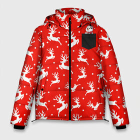 Мужская зимняя куртка 3D с принтом Снеговик в кармане в Петрозаводске, верх — 100% полиэстер; подкладка — 100% полиэстер; утеплитель — 100% полиэстер | длина ниже бедра, свободный силуэт Оверсайз. Есть воротник-стойка, отстегивающийся капюшон и ветрозащитная планка. 

Боковые карманы с листочкой на кнопках и внутренний карман на молнии. | Тематика изображения на принте: 
