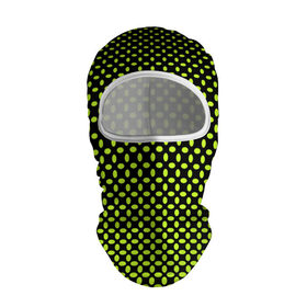 Балаклава 3D с принтом Зеленая клетка в Петрозаводске, 100% полиэстер, ткань с особыми свойствами — Activecool | плотность 150–180 г/м2; хорошо тянется, но при этом сохраняет форму. Закрывает шею, вокруг отверстия для глаз кайма. Единый размер | 