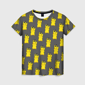 Женская футболка 3D с принтом Пикачу эмодзи в Петрозаводске, 100% полиэфир ( синтетическое хлопкоподобное полотно) | прямой крой, круглый вырез горловины, длина до линии бедер | baby | cartoon | emoji | happy | kawaii | pika pika | pikachu | pokemon go | team | детям | зайчик | иви | кавайный | кролик | малыш | мордочка | мультяшный | персонажи аниме | пика пика | пикачу | покемоны | улыбка | ушки | щеки | эмоции | 