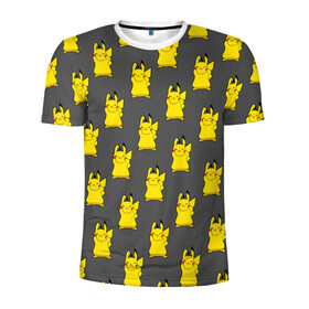 Мужская футболка 3D спортивная с принтом Пикачу эмодзи в Петрозаводске, 100% полиэстер с улучшенными характеристиками | приталенный силуэт, круглая горловина, широкие плечи, сужается к линии бедра | baby | cartoon | emoji | happy | kawaii | pika pika | pikachu | pokemon go | team | детям | зайчик | иви | кавайный | кролик | малыш | мордочка | мультяшный | персонажи аниме | пика пика | пикачу | покемоны | улыбка | ушки | щеки | эмоции | 