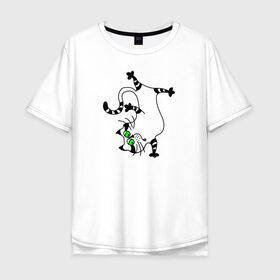 Мужская футболка хлопок Oversize с принтом Обана! в Петрозаводске, 100% хлопок | свободный крой, круглый ворот, “спинка” длиннее передней части | cat | кот | котенок | котик | коты | кошка