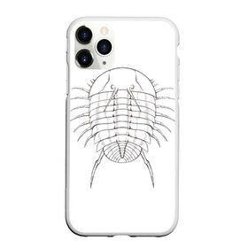 Чехол для iPhone 11 Pro Max матовый с принтом трилобит агрессивный в Петрозаводске, Силикон |  | агрессия | доисторические животные | жуткие животные | насекомые | палеонтология | трилобиты