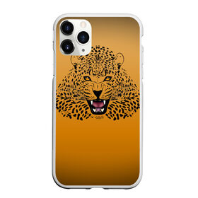 Чехол для iPhone 11 Pro матовый с принтом Леопард в Петрозаводске, Силикон |  | big cat | cat | leopard | кот | кошка | леопард