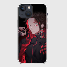 Чехол для iPhone 13 mini с принтом КЛИНОК ТАНДЖИРО в Петрозаводске,  |  | anime | demon slayer | kimetsu no yaiba | аниме | бесконечный поезд | зеницу | иноске | иноске хашибира | клинок | клинок рассекающий демонов | манга | недзуко | незука | незуко | нэзуко | рассекающий демонов | тамаё