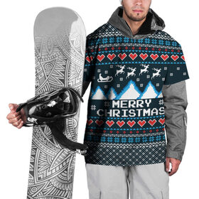 Накидка на куртку 3D с принтом Свитер Merry Christmas в Петрозаводске, 100% полиэстер |  | Тематика изображения на принте: 8бит | merry christmas | вязаный | горы | новый год | олени | пиксельный | ретро | рождество | свитер | узор