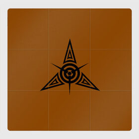 Магнитный плакат 3Х3 с принтом Авиатор тату в Петрозаводске, Полимерный материал с магнитным слоем | 9 деталей размером 9*9 см | авиация | винт самолёта. | знаки | самолёты | симметрия | татуировка | узоры
