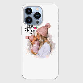 Чехол для iPhone 13 Pro с принтом Best Mom в Петрозаводске,  |  | Тематика изображения на принте: 2021 | best mom | mom | беременность | доченька | дочка | дочке | лучшая мама | люблю маму | любовь | мама | маме | мамочка | мамочке | мамуле | мамуля | пузожитель | рождение ребенка | самая лучшая мама | семья