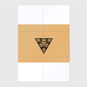Магнитный плакат 2Х3 с принтом Магический треугольник-оберег в Петрозаводске, Полимерный материал с магнитным слоем | 6 деталей размером 9*9 см | знаки | оберег | символика | симметрия | талисман | татуировки. | треугольник | узоры