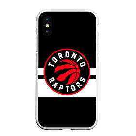 Чехол для iPhone XS Max матовый с принтом TORONTO RAPTORS в Петрозаводске, Силикон | Область печати: задняя сторона чехла, без боковых панелей | Тематика изображения на принте: basketball | canada | logo | nba | raptors | sport | team | toronto | usa | баскетбол | канада | логотип | мяч | нба | полосы | рэпторс | спорт | сша | торонто | черный