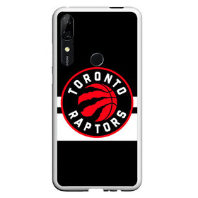 Чехол для Honor P Smart Z с принтом TORONTO RAPTORS в Петрозаводске, Силикон | Область печати: задняя сторона чехла, без боковых панелей | Тематика изображения на принте: basketball | canada | logo | nba | raptors | sport | team | toronto | usa | баскетбол | канада | логотип | мяч | нба | полосы | рэпторс | спорт | сша | торонто | черный