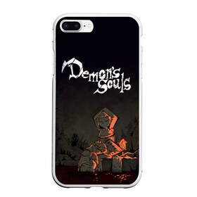Чехол для iPhone 7Plus/8 Plus матовый с принтом Demons souls в Петрозаводске, Силикон | Область печати: задняя сторона чехла, без боковых панелей | dark souls | demon souls | demons souls | demons souls remastered | git gud | гит гуд | дарк соулз | демон соулз