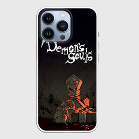 Чехол для iPhone 13 Pro с принтом Demons souls в Петрозаводске,  |  | Тематика изображения на принте: dark souls | demon souls | demons souls | demons souls remastered | git gud | гит гуд | дарк соулз | демон соулз