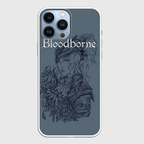 Чехол для iPhone 13 Pro Max с принтом Bloodborne в Петрозаводске,  |  | Тематика изображения на принте: dark souls | demon souls | demons souls | demons souls remastered | git gud | гит гуд | дарк соулз | демон соулз