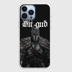 Чехол для iPhone 13 Pro Max с принтом Git gud в Петрозаводске,  |  | Тематика изображения на принте: dark souls | demon souls | demons souls | demons souls remastered | git gud | гит гуд | дарк соулз | демон соулз