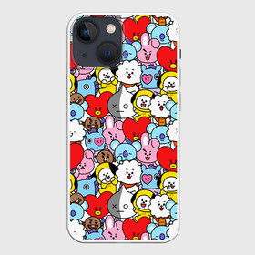 Чехол для iPhone 13 mini с принтом BT21   BTS в Петрозаводске,  |  | army | bt 21 | bt21 | bts | chimmy | cooky | koya | mang | rj | shooky | tata | van | арджей | бт21 | бтс | ван | коя | куки | манг | тата | чими | шоки