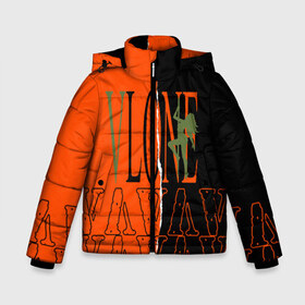 Зимняя куртка для мальчиков 3D с принтом V lone orange dark logo в Петрозаводске, ткань верха — 100% полиэстер; подклад — 100% полиэстер, утеплитель — 100% полиэстер | длина ниже бедра, удлиненная спинка, воротник стойка и отстегивающийся капюшон. Есть боковые карманы с листочкой на кнопках, утяжки по низу изделия и внутренний карман на молнии. 

Предусмотрены светоотражающий принт на спинке, радужный светоотражающий элемент на пуллере молнии и на резинке для утяжки | Тематика изображения на принте: fashion | lone | orange | rap | top | v lone | аниме