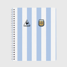 Тетрадь с принтом Diego Maradona 10 (Автограф) в Петрозаводске, 100% бумага | 48 листов, плотность листов — 60 г/м2, плотность картонной обложки — 250 г/м2. Листы скреплены сбоку удобной пружинной спиралью. Уголки страниц и обложки скругленные. Цвет линий — светло-серый
 | Тематика изображения на принте: 10 | 1960 | 2020 | argentina | barcelona | diego | football | legend | leo | lionel | maradona | messi | retro | rip | soccer | автограф | аргентина | барселона | бога | диего | легенда | лионель | марадона | месси | мяч | ретро | роспись | р