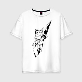 Женская футболка хлопок Oversize с принтом Самый добрый волшебник в Петрозаводске, 100% хлопок | свободный крой, круглый ворот, спущенный рукав, длина до линии бедер
 | волшебник | добрый | золушка | советский фильм