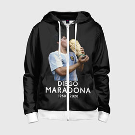 Детская толстовка 3D на молнии с принтом Diego Maradona в Петрозаводске, 100% полиэстер |  манжеты и пояс оформлены широкой мягкой резинкой, двухслойный капюшон со шнурком для регулировки, спереди карманы и застежка-молния
 | 10 | 1960 | 2020 | argentina | barcelona | diego | football | legend | leo | lionel | maradona | messi | retro | rip | soccer | аргентина | барселона | бога | диего | легенда | лионель | марадона | месси | мяч | ретро | рука | форма | футбол