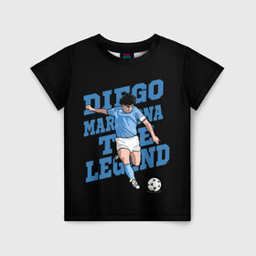 Детская футболка 3D с принтом Diego Maradona в Петрозаводске, 100% гипоаллергенный полиэфир | прямой крой, круглый вырез горловины, длина до линии бедер, чуть спущенное плечо, ткань немного тянется | 10 | 1960 | 2020 | argentina | barcelona | diego | football | legend | leo | lionel | maradona | messi | retro | rip | soccer | аргентина | барселона | бога | диего | легенда | лионель | марадона | месси | мяч | ретро | рука | форма | футбол