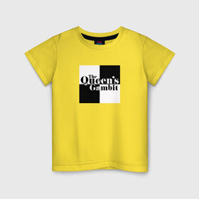 Детская футболка хлопок с принтом Ход королевы / The Que в Петрозаводске, 100% хлопок | круглый вырез горловины, полуприлегающий силуэт, длина до линии бедер | gambit | the queens 
