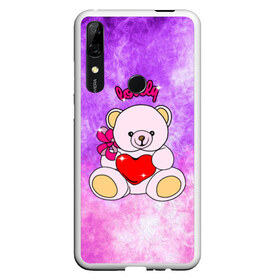 Чехол для Honor P Smart Z с принтом Lovely bear в Петрозаводске, Силикон | Область печати: задняя сторона чехла, без боковых панелей | Тематика изображения на принте: bear | love is | teddy | богиня | валентина | влюбленный | девушке | дочь | жена | игрушка | лучшая | любимая | люблю | мама | марта | медведь | медведь с сердцем | медвежата | мишка тедди | плюшевые | подарок