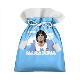 Подарочный 3D мешок с принтом Диего Марадона в Петрозаводске, 100% полиэстер | Размер: 29*39 см | diego | diego armando maradona | maradona | аргентина | диего | король | легенда | марадона | нападающий | полузащитник | футбол | футболист