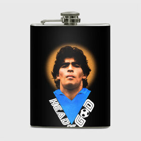 Фляга с принтом Diego Maradona в Петрозаводске, металлический корпус | емкость 0,22 л, размер 125 х 94 мм. Виниловая наклейка запечатывается полностью | diego | diego armando maradona | legend | maradona | аргентина | диего | король | легенда | марадона | нападающий | полузащитник | футбол | футболист